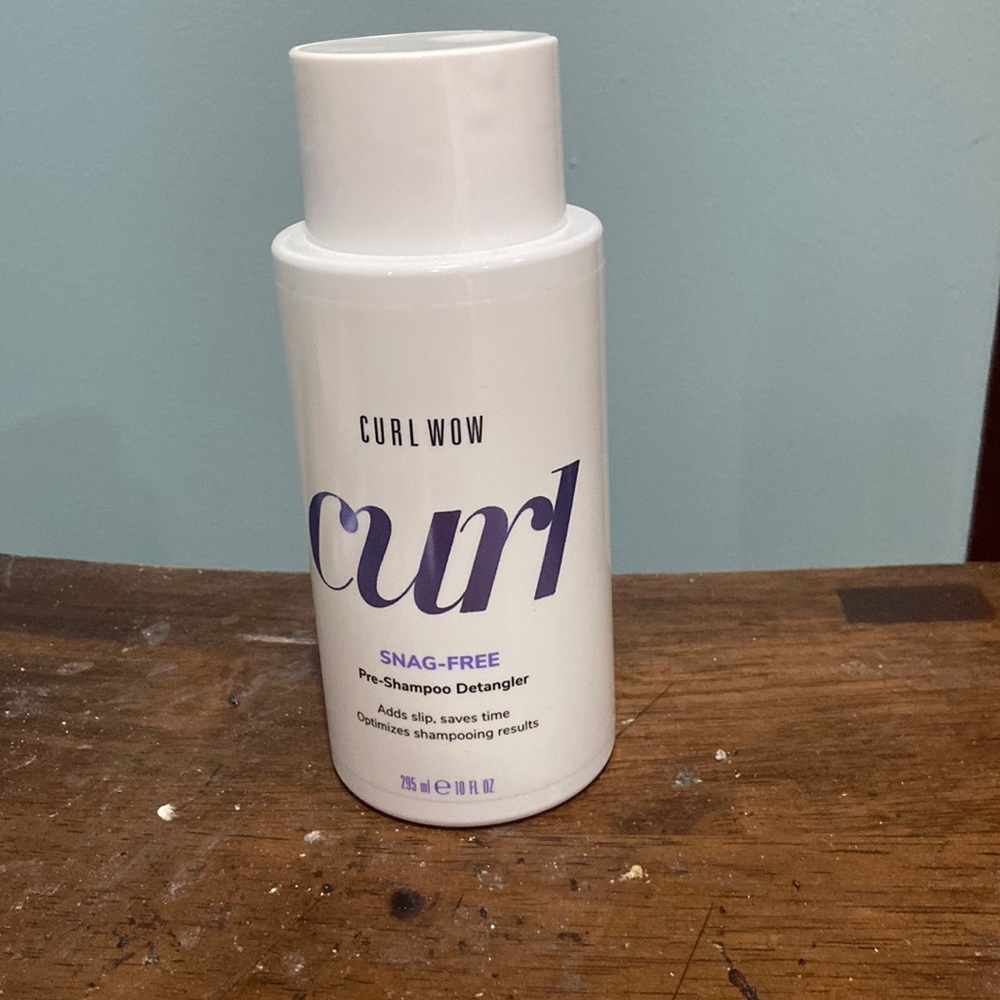 New Color Wow Curl snag-free pre shampoo detangler